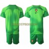 Original Trikotsatz Portugal Torwart Heimtrikot WM 2022 Für Kinder